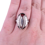 Mid-Century Modern 1954  Swedish Sterling Silver Hallmarked Ring Kaplan