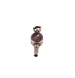 Victorian Gold Cased Bloodstone and Rock Crystal Watch Key Fob Pendant