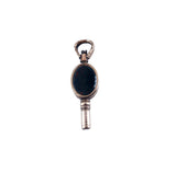 Victorian Gold Cased Bloodstone and Rock Crystal Watch Key Fob Pendant