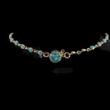 Edwardian C. 1910 Turquoise Pave Necklace